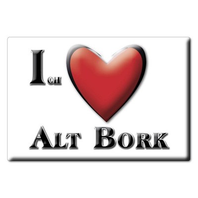 Alt Bork, Potsdam Mittelmark, Brandenburg - Kühlschrankmagnet Deutschland