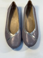 Vionic Womens Spark Caroll Purple Ballet Flat Casual Shoes Slip On Sz 8