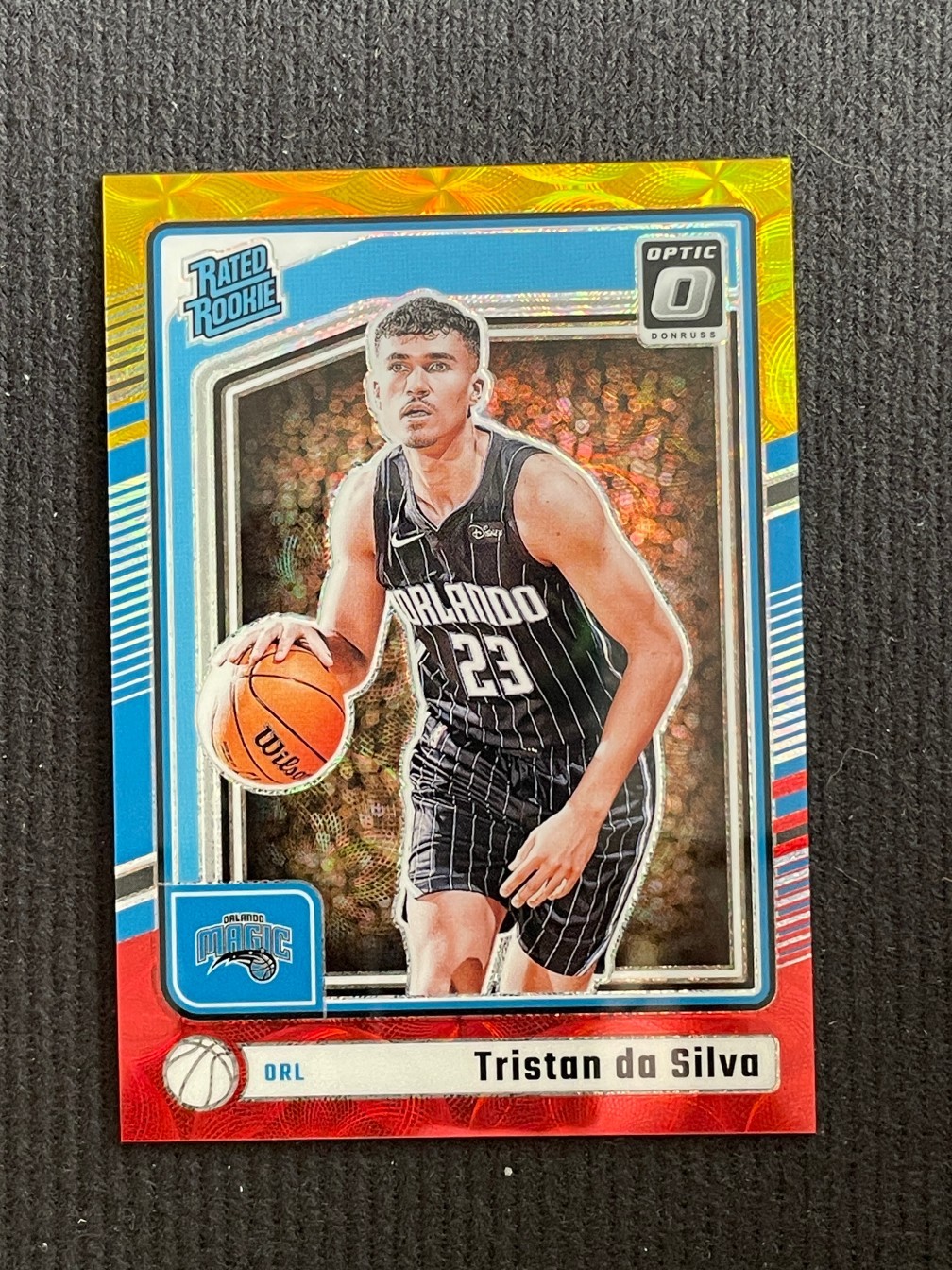 Tristan Da Silva 2024-25 Panini Donruss Optic RC Yellow Red /99 #260