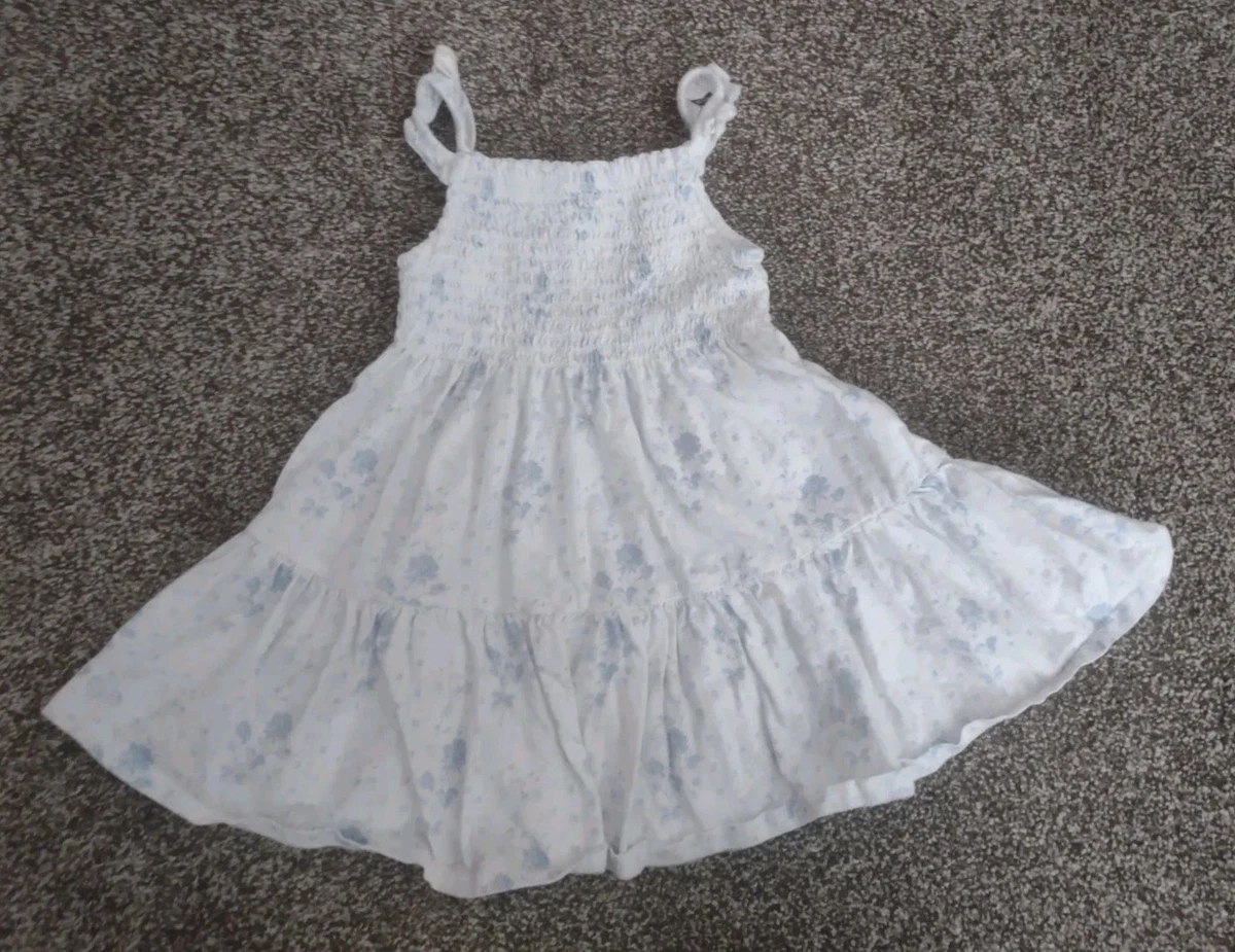 sachin and babi light blue dress Hope & Henry - Girls Ruffle Collar Organic Party Dress