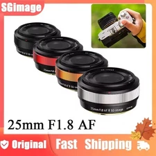 SGimage AF 25mm F1.8 APS-C Auto Focus Large Aperture Lens For Fujifilm X, Sony E