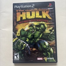The Incredible Hulk Ultimate Destruction For Playstation 2 Complete With Manual