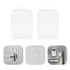 2 PCS Rainproof Doorbell Protective Cover Chime Access Control Keypad Covers