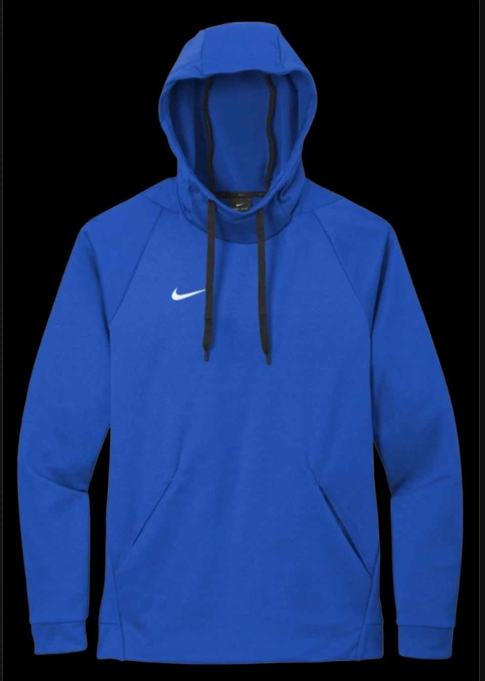 NWT Nike Men's Therma-Fit Fleece Pullover Hoodie Royal Blue Size Large