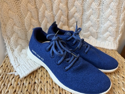 #ad #ad Allbirds Wool Runners Sams Club Mens Size 10 Blue Running Shoes Sneakers $25.00
