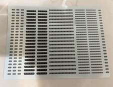 1:24 Scale LED Lights Waterslide Decals Sheet...