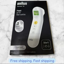 Braun BNT100US No Touch 3-in-1 Thermometer Forehead Liquid Food Temperature NEW