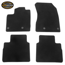 Fits 21-25 Nissan Rogue Floor Mats Carpet Front & Rear Nylon Black