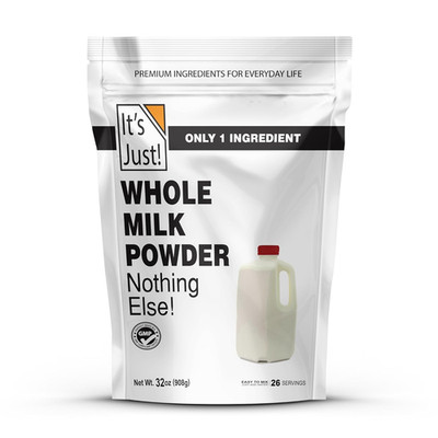 It'S Just - Whole Milk Powder, 2Lbs, Rbst/Rbgh Hormone Free, Shelf Stable