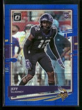 2020 Donruss Optic #108 Jeff Gladney Blue Hyper Vikings Rookie