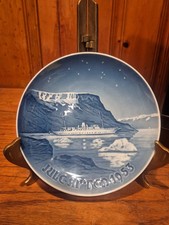 Bing & Grondahl 1953 Christmas Plate Greenlan...