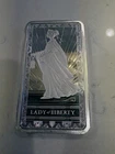10oz 999 Fine Silver Pamp Lady Of Liberty Bar