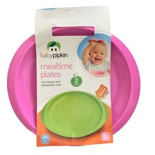 2pc Toddler Baby Dinner Meal Plate Set Tableware Dishwasher Microwave BPA Safe
