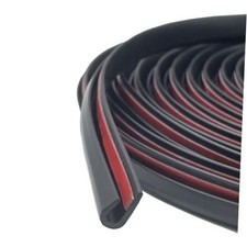 Car Door Edge Guards Self Adhesive Rubber U Channel Trim - 5 Feet - Black