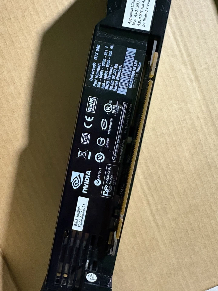 XFX GeForce GTX280 602M 1GB GDDR3 DVI PCI-E Graphics Card !Charity! - Image 3 of 4