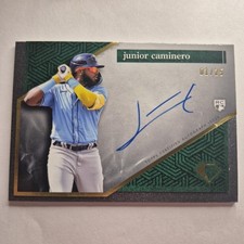 2024 Topps Diamond Icons Autograph Junior Caminero Rookie Green /25 RC Auto