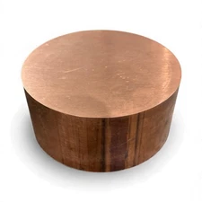 4.500 (4-1/2 inch) x 2 inches, C110-H04 Copper Round Rod