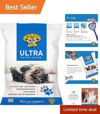 Ultra Unscented Clumping Clay Cat Litter 18 lb Bag
