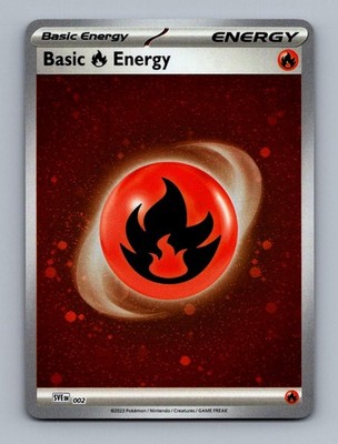 #2 2023 Scarlet & Violet Energies Fire Energy COSMOS HOLO
