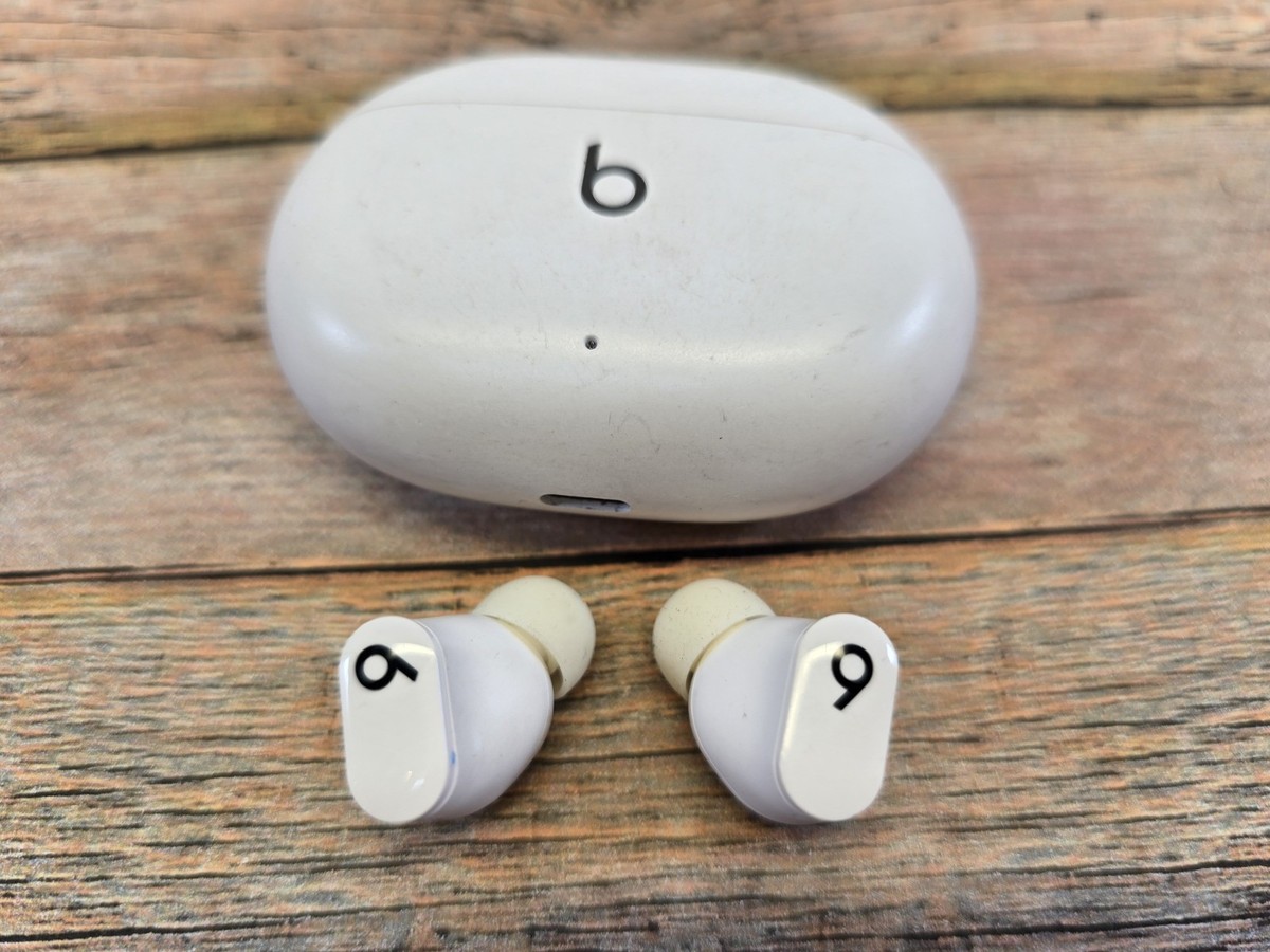 Apple A2512 Beats Studio Buds Bluetooth Earbuds in Case - White | eBay