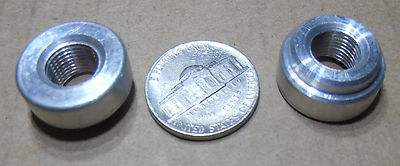 3 THREE PIECES 1/8'' female NPT  Weld Bungs  Fittings 6061 ALUMINUM