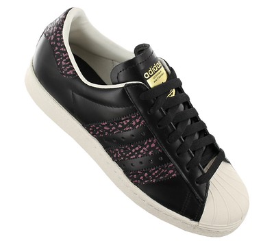 NEU adidas Originals Superstar 80s Schuhe Leder Schwarz ...
