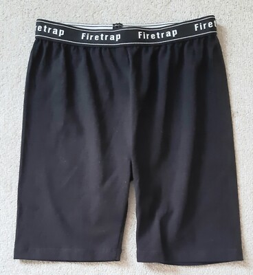 Firetrap Jungen schwarz Sport Unter Shorts Alter 11/12 brandneu