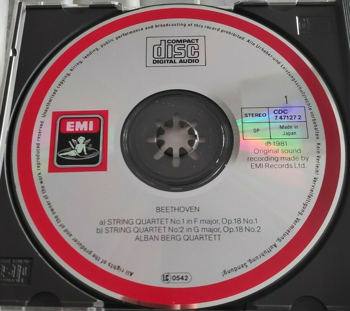 Beethoven - Complete Quartets 1-16 Alban Berg Quartet Japan EMI