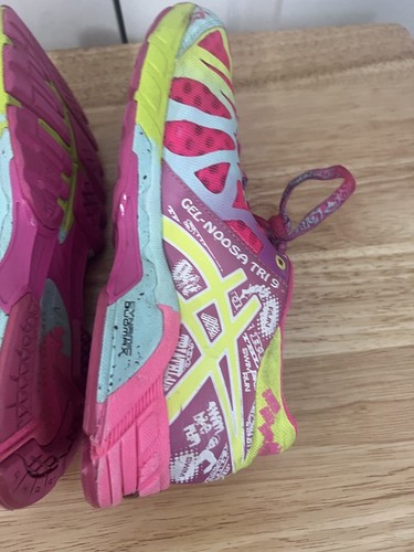 ASICS Women Size 6 Gel-Noosa Tri 9 T458Q Pink Athletic Running Shoes - Picture 8 of 13