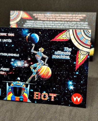 Williams PinBot 1986 Cartes Instructions Flipper Custom Pinball FRENCH - Picture 6 of 7