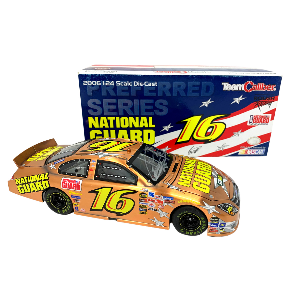 Team Caliber Preferred Nascar #16 Greg Biffle National Guard 1:24