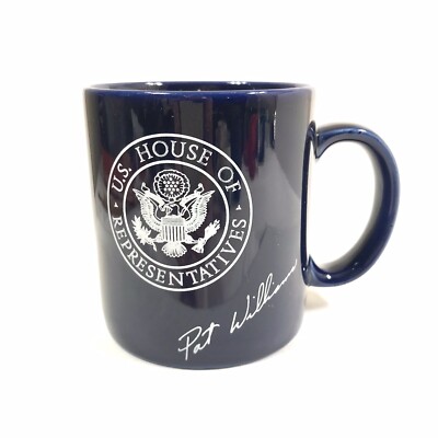 Vintage US House of Representatives Coffee Mug - Montana Rep Pat Williams
