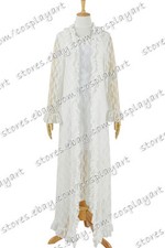 The Phantom Of The Opera Cosplay Costume Christine Daa Fancy White Lace Dress