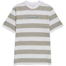INDEPENDENT Men's S/S T-Shirt BOUNCE - White/Heather Grey - Large - NWT