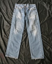 Mens Jeans Blue Levis 34W 30L Pale Blue