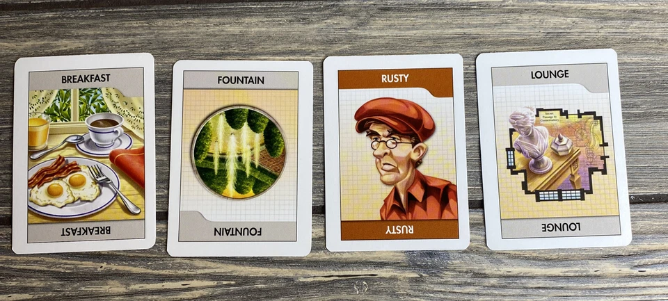 Hasbro 2006 Clue DVD Game Clue Cards - Image 2 of 2