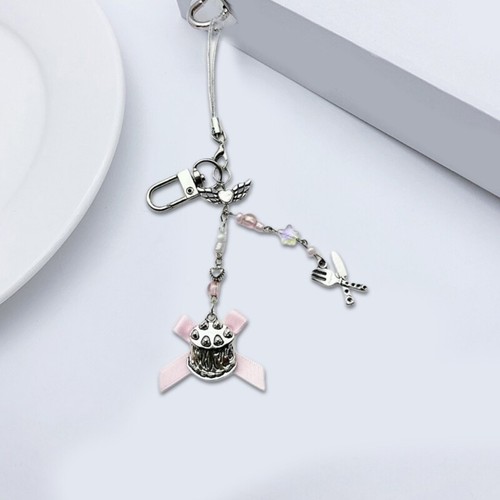 Fashionable Strawberry Cake Phone Jewelry Resin Crafted for Decorating Phone Bag - Zdjęcie 4 z 8
