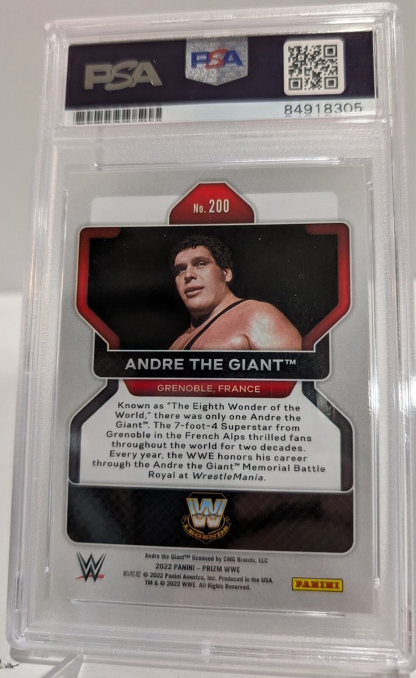 Robin Roussimoff Andre The Giant Autographed Card PSA Certified ...