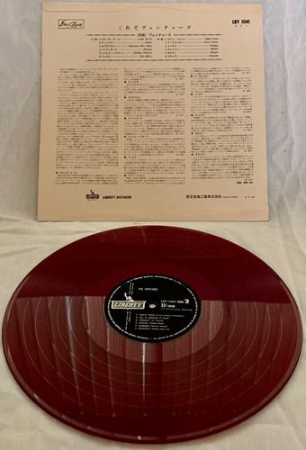 VENTURES "THE VENTURES" ULTRA-RARE 1962 ORIGINAL JAPANESE 1ST PRESS ON RED VINYL - Picture 2 of 2