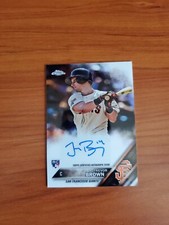 Trevor Brown - 2016 Topps Chrome Autograph ON-CARD AUTO RC - GIANTS