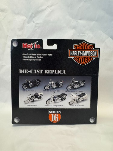 Maisto Harley Davidson 1:18 Die-Cast Replica 03 Series 16 - 1958 Duo Glide - Picture 2 of 2