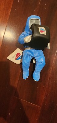 RARE NWT Intel Inside Centrino Glossy Blue Bunny People 8'' Plush Holding Laptop