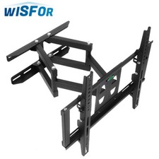 Wisfor Double Arms TV Wall Bracket Mount Swivel Tilt for 28 32 38 40 45 50 55in