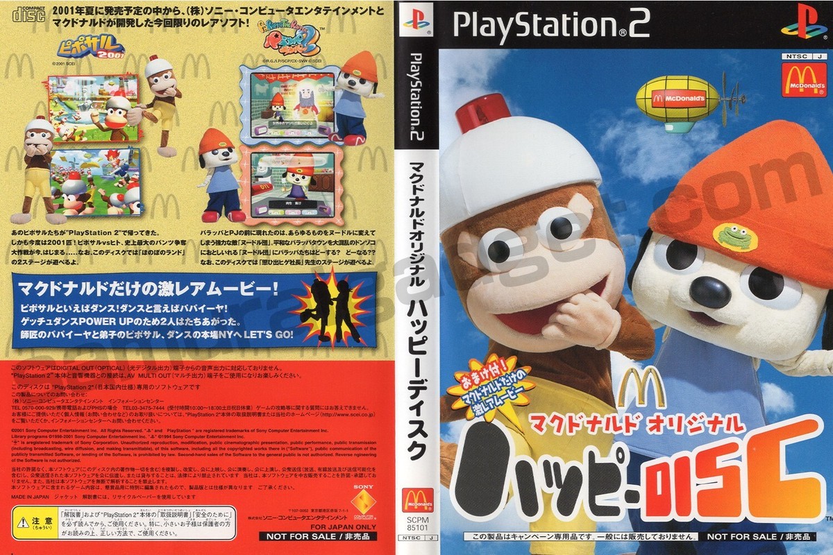 Ape Escape 2 (Sarugetchu 2) & McDonald's Original Happy Disc PS2