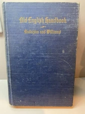 Old English Handbook Anderson Williams Book 1963
