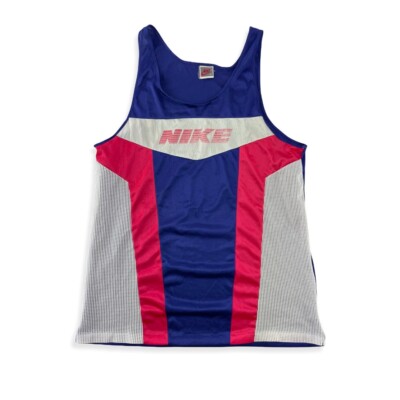 Nike Leichtathletik Basketball 80s Herren vintage Trikot Garnett Gr. XL BA1