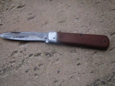 couteau pliant ancien VAUZY manche bois - Photo 1/4
