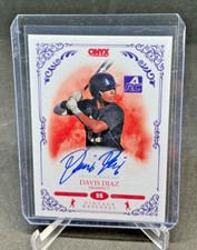 2022 Onyx Vintage Baseball DAVIS DIAZ RC Blue Ink AUTO #/400