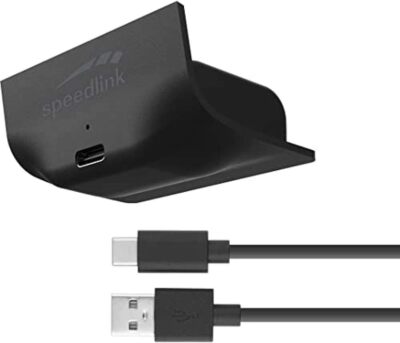 Speedlink PULSE X Play & Charge Kit Controller Akku Befestigung 3 Meter Kabel