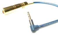 10 - 15Cm Adapter Kabel Winkel Stecker 3,5Mm Stecker Klinke 6,3Mm Klinken Buchse